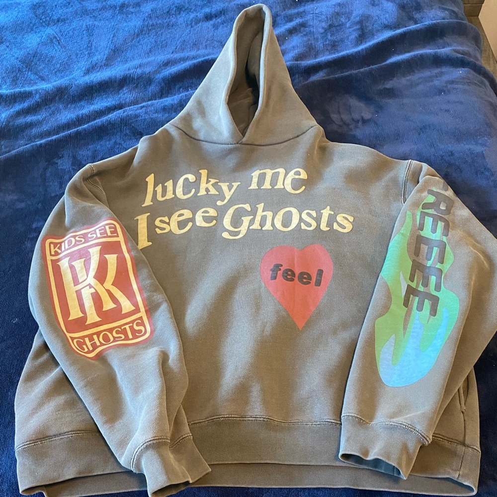Cpfm lucky me kids see ghost hoodie xl